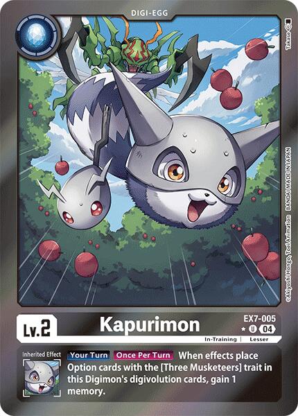 Kapurimon [EX7-005] (Foil) [Digimon LIBERATOR]