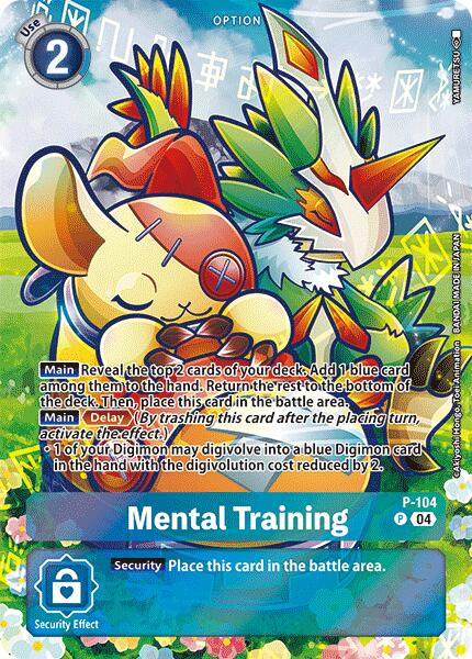 Mental Training [P-104] (Starter Deck 18 Exclusive) [Promotional Cards]