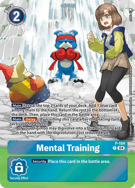 Mental Training [P-104] (Starter Deck 19 Exclusive) [Promotional Cards]