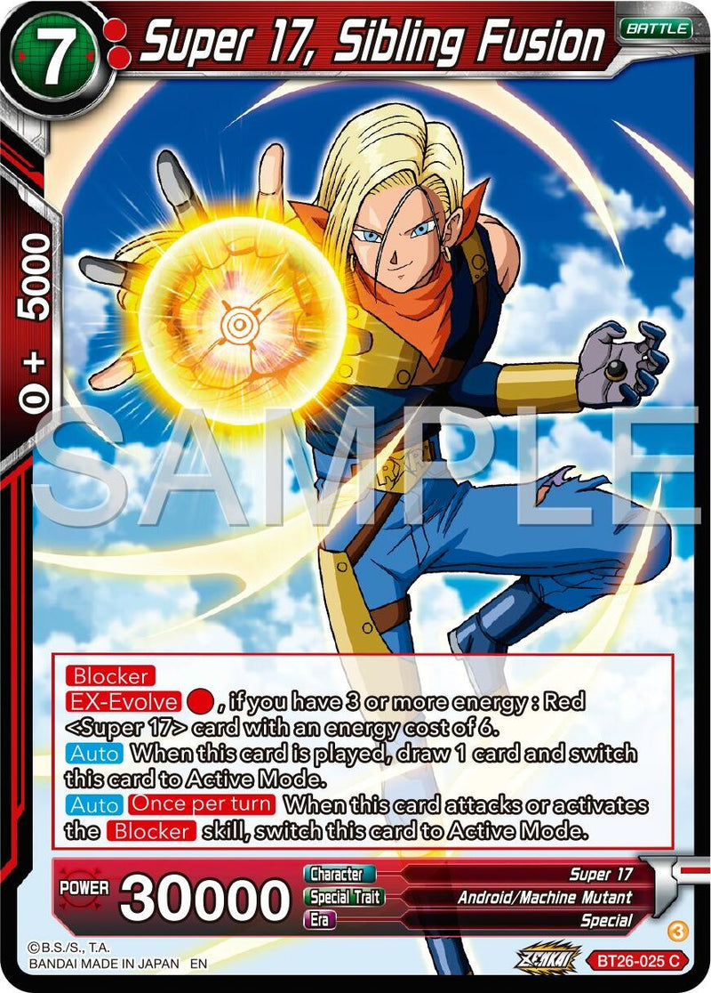 Super 17, Sibling Fusion (BT26-025) [Ultimate Advent]