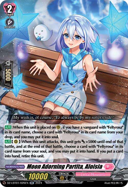 Moon Adorning Partita, Aloisia (DZ-LBT01/026EN) [Start Up Trial Deck: Lyrical Monasterio]