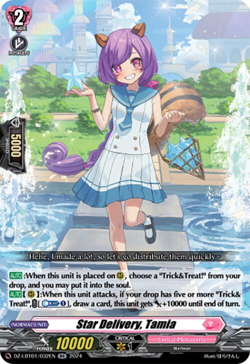 Star Delivery, Tamia (DZ-LBT01/032EN) [Start Up Trial Deck: Lyrical Monasterio]