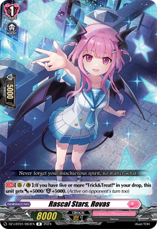 Rascal Stars, Rovas (DZ-LBT01/063EN) [Start Up Trial Deck: Lyrical Monasterio]