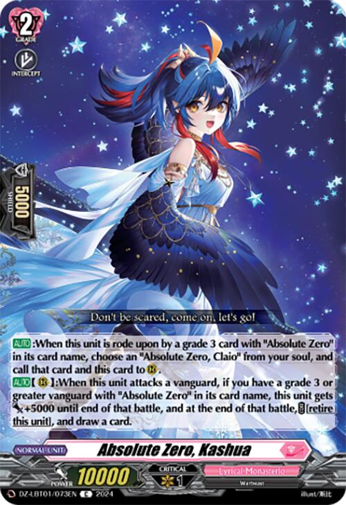 Absolute Zero, Kashua (DZ-LBT01/073EN) [Start Up Trial Deck: Lyrical Monasterio]