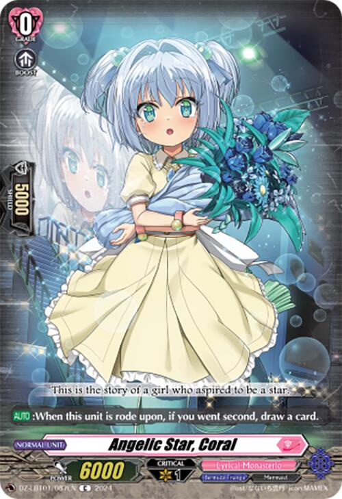 Angelic Star, Coral (DZ-LBT01/087EN) [Start Up Trial Deck: Lyrical Monasterio]