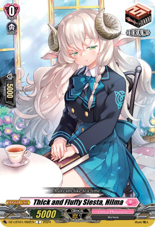 Thick and Fluffy Siesta, Hilma (DZ-LBT01/092EN) [Start Up Trial Deck: Lyrical Monasterio]