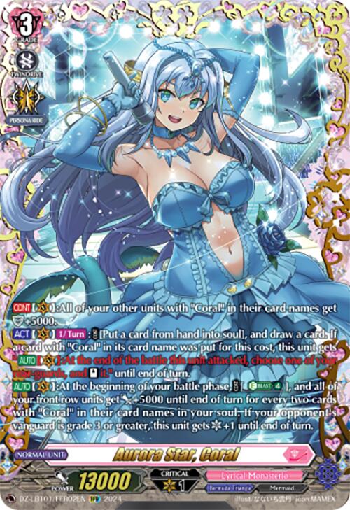 Aurora Star, Coral (DZ-LBT01/FFR02EN) [Start Up Trial Deck: Lyrical Monasterio]