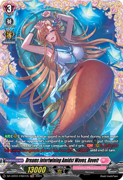 Dreams Intertwining Amidst Waves, Revett (DZ-LBT01/FR01EN) [Start Up Trial Deck: Lyrical Monasterio]