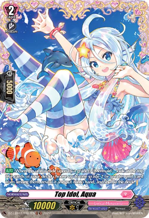 Top Idol, Aqua (DZ-LBT01/FR07EN) [Start Up Trial Deck: Lyrical Monasterio]