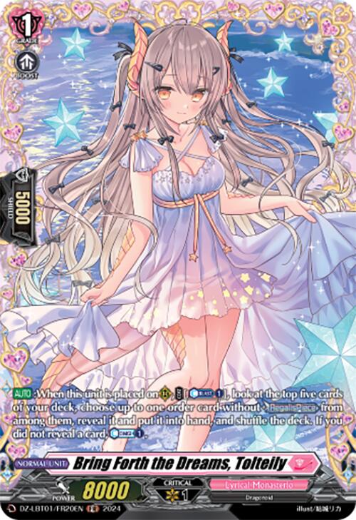 Bring Forth the Dreams, Tolteily (DZ-LBT01/FR20EN) [Start Up Trial Deck: Lyrical Monasterio]