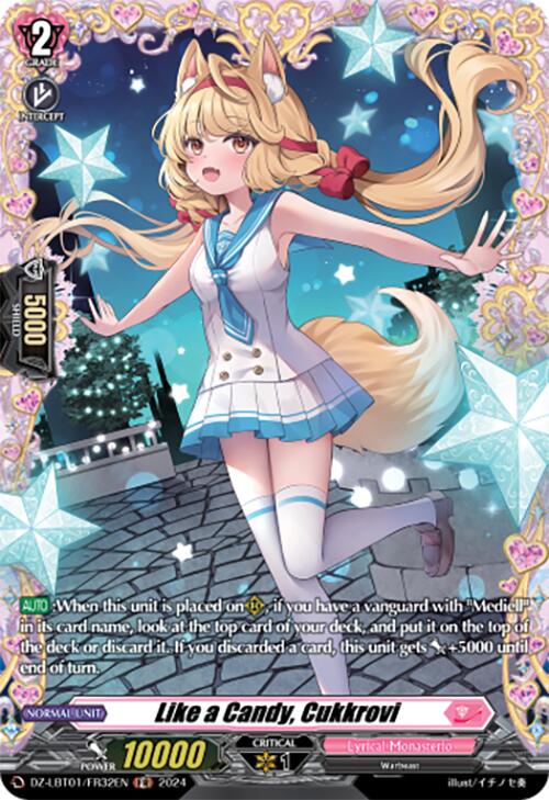 Like a Candy, Cukkrovi (DZ-LBT01/FR32EN) [Start Up Trial Deck: Lyrical Monasterio]