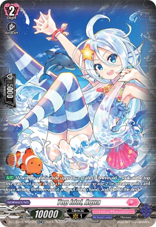 Top Idol, Aqua (DZ-LBT01/SR26EN) [Start Up Trial Deck: Lyrical Monasterio]