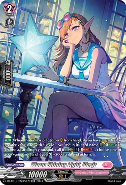 Warm Shining Light, Plezjr (DZ-LBT01/SR27EN) [Start Up Trial Deck: Lyrical Monasterio]