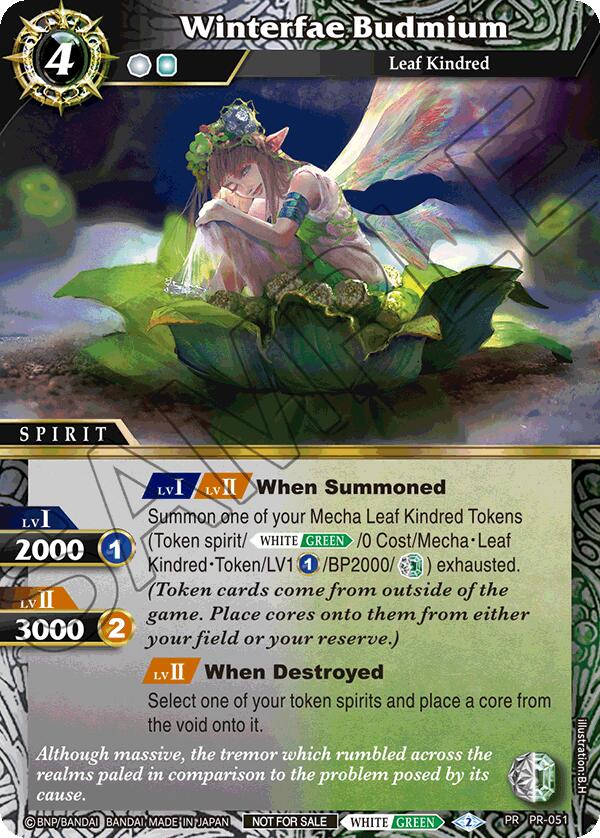 Winterfae Budmium (Store Tournament & Sealed Deck Pack Vol.1) (PR-051) [Battle Spirits Saga Promo Cards]