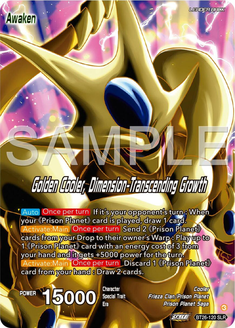 Cool // Golden Cooler, Dimension-Transcending Growth (Alternate Art) (BT26-120) [Ultimate Advent]