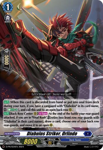 Diabolos Striker, Orlindo (D-PR/554EN) [D Promo Cards]