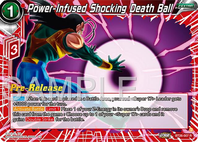 Power-Infused Shocking Death Ball (BT26-007) [Ultimate Advent Prerelease Promos]