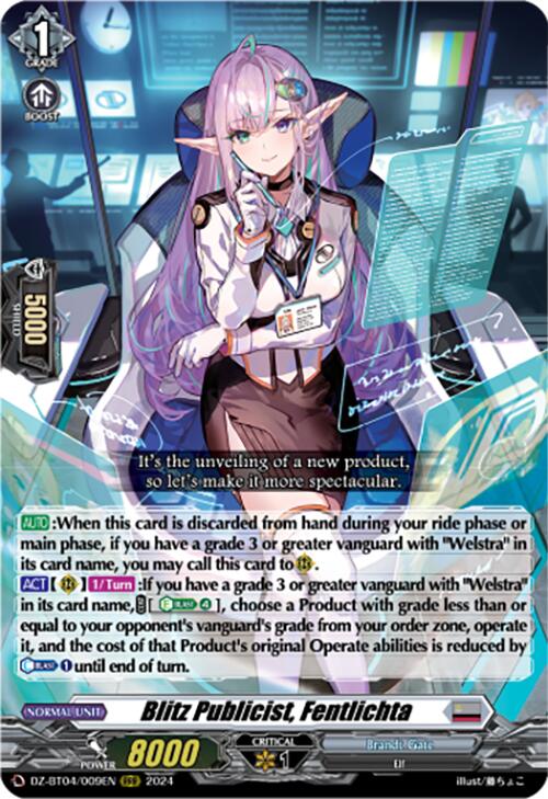 Blitz Publicist, Fentlichta (DZ-BT04/009EN) [DZ-BT04: Destined Showdown]