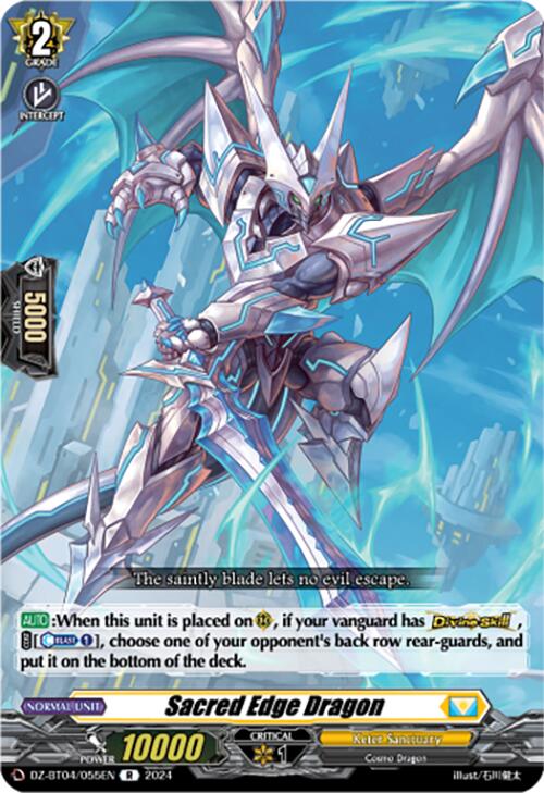 Sacred Edge Dragon (DZ-BT04/055EN) [DZ-BT04: Destined Showdown]