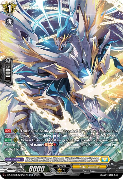 Heavenly Defense Dragon, Wedgeffluence Dragon (DZ-BT04/SR27EN) [DZ-BT04: Destined Showdown]