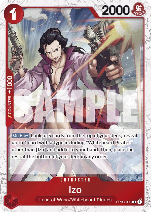 Izo (Alternate Art) (Bashikou) [Extra Booster: Memorial Collection]