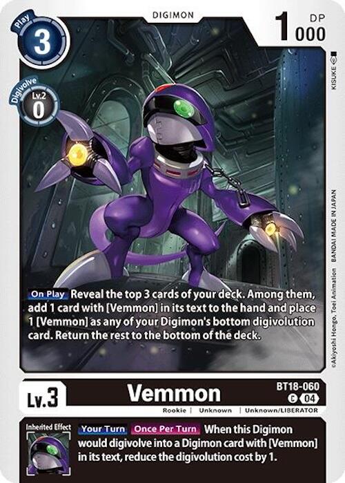 Vemmon [BT18-060] [Release Special Booster 2.0]