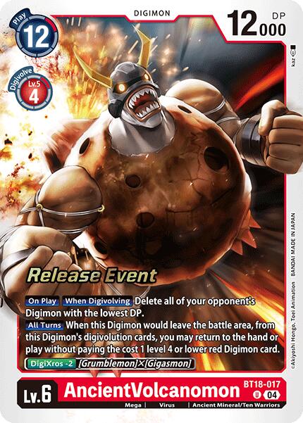 AncientVolcanomon [BT18-017] [Release Special Booster 2.0 Pre-Release Cards]