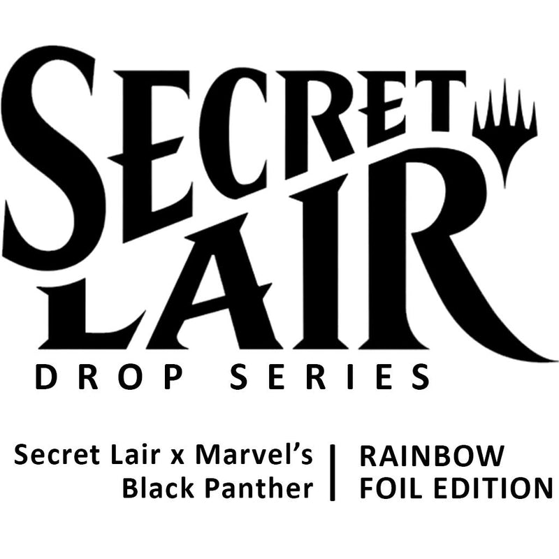 Secret Lair Drop : Secret Lair x Marvel's Black Panther (Édition Rainbow Foil) 