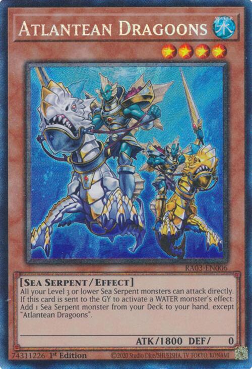 Atlantean Dragoons (CR) [RA03-EN006] Collector's Rare