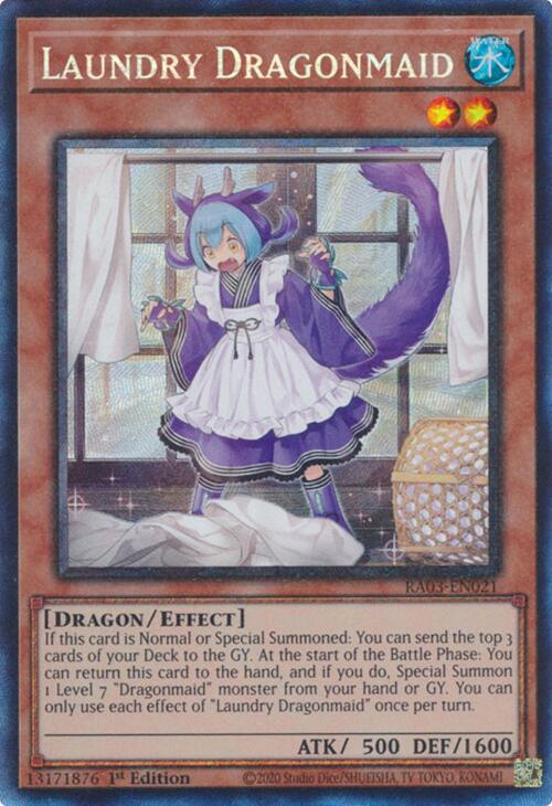 Laundry Dragonmaid (CR) [RA03-EN021] Collector's Rare