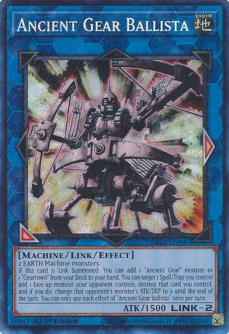 Ancient Gear Ballista (CR) [RA03-EN046] Collector's Rare