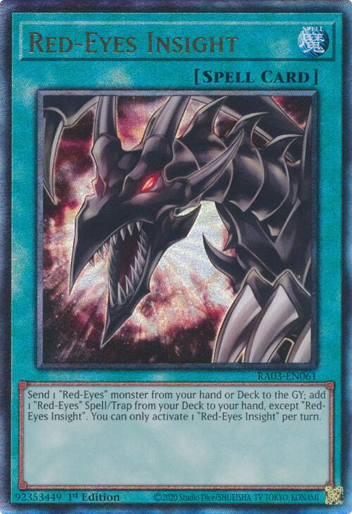 Red-Eyes Insight (UTR) [RA03-EN061] Ultimate Rare