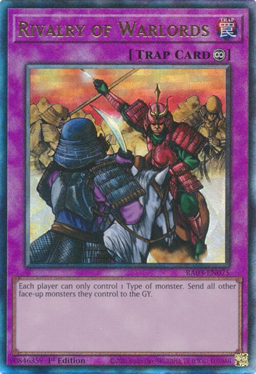Rivalry of Warlords (UTR) [RA03-EN075] Ultimate Rare