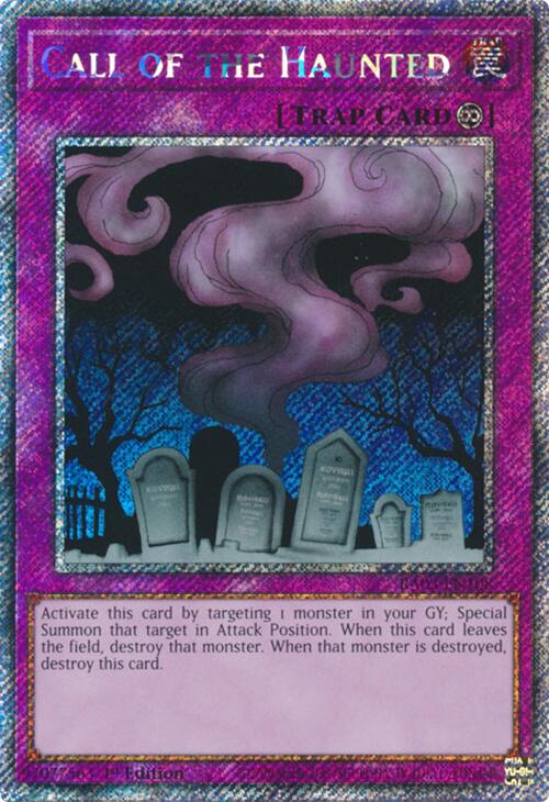 Call of the Haunted (Platinum Secret Rare) [RA03-EN108] Platinum Secret Rare