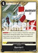 Barrier!! [Premium Booster]
