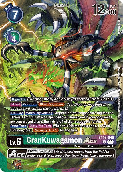 GranKuwagamon ACE [BT16-046] (Alternate Art) [Special Limited Set]