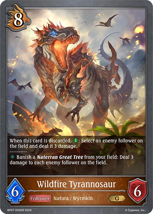 Wildfire Tyrannosaur (BP07-055EN) [BP07: Verdant Steel]