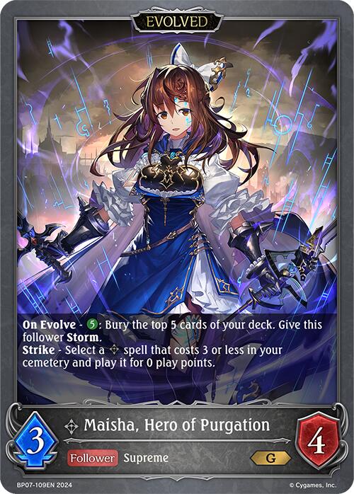 Maisha, Hero of Purgation (Evolved) (BP07-109EN) [BP07: Verdant Steel]