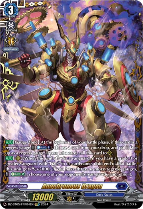 Anachronous Dragon (DZ-BT05/FFR04EN) [DZ-BT05: Omniscient Awakening]