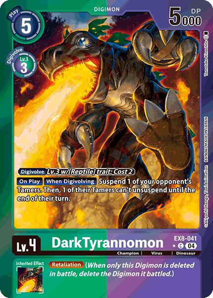 DarkTyrannomon [EX8-041] (Limited Foil) [Chain of Liberation]