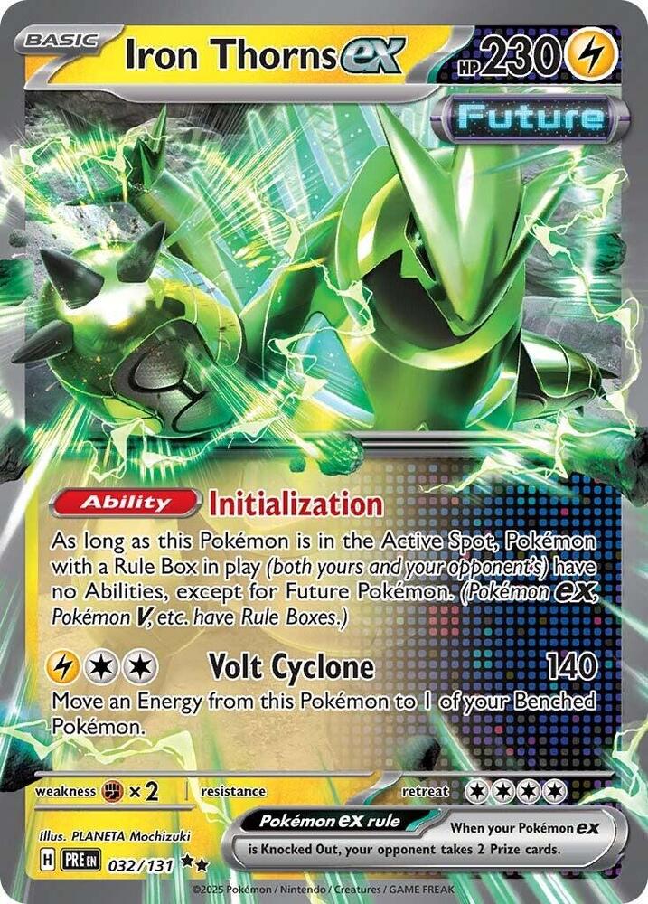 Épines de fer ex (032/131) [Scarlet &amp; Violet : Évolutions prismatiques] 
