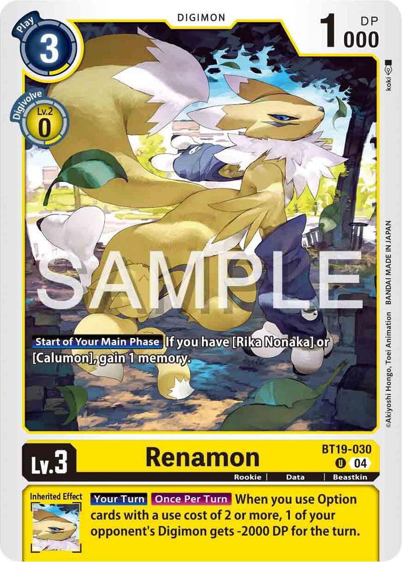 Renamon [BT19-030] [Release Special Booster 2.0]