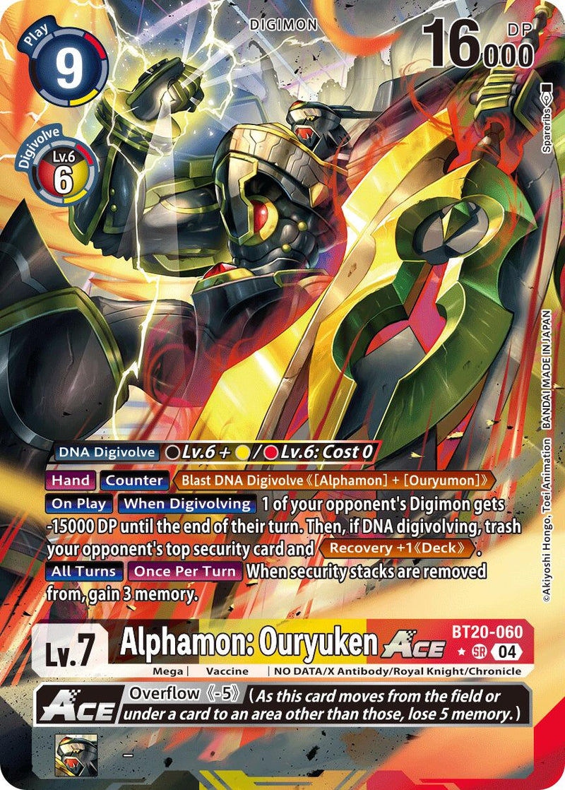 Alphamon: Ouryuken ACE [BT20-060] (Alternate Art) [Release Special Booster 2.0]