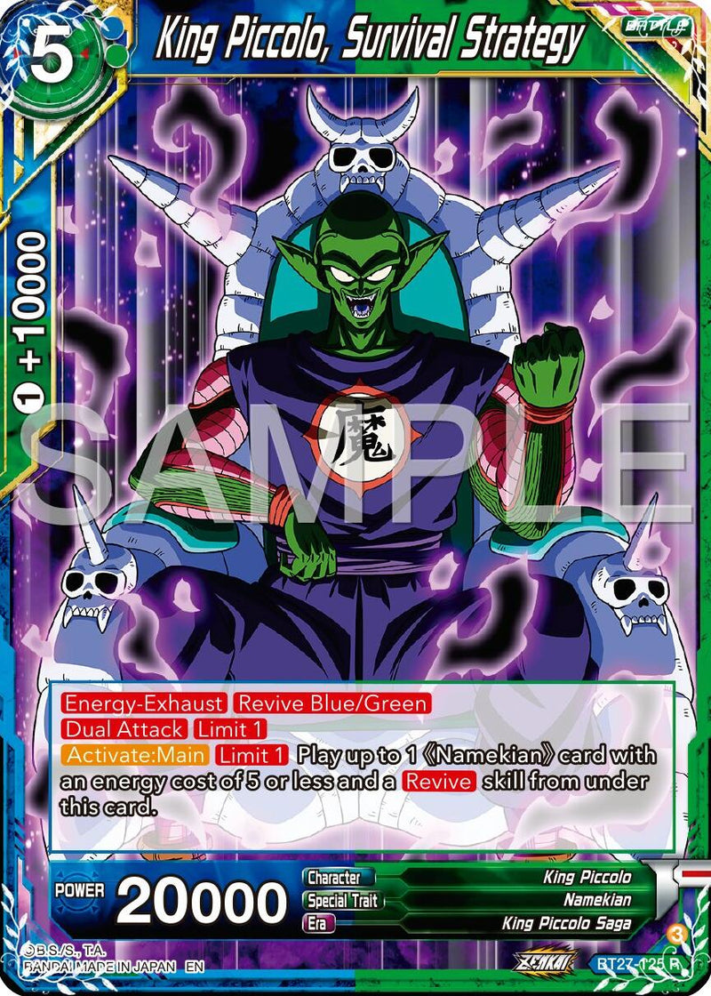 King Piccolo, Survival Strategy (BT27-125) [History of Z]