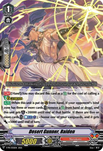 Desert Gunner, Raiden (V-PR/0312EN) [V Promo Cards]