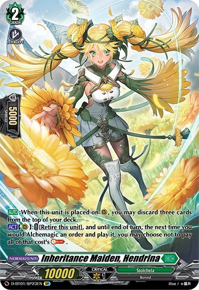 Inheritance Maiden, Hendrina (D-BT01/SP23EN) [Genesis of the Five Greats]