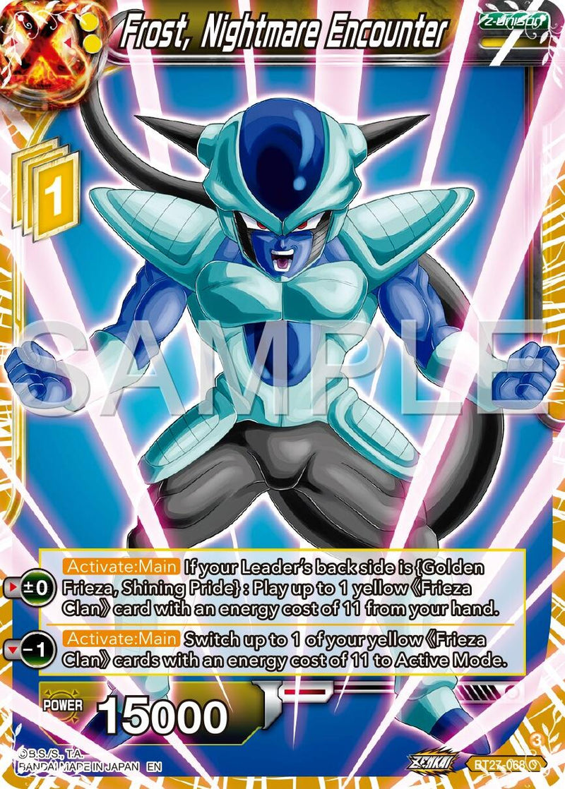 Frost, Nightmare Encounter (BT27-068) [History of Z]