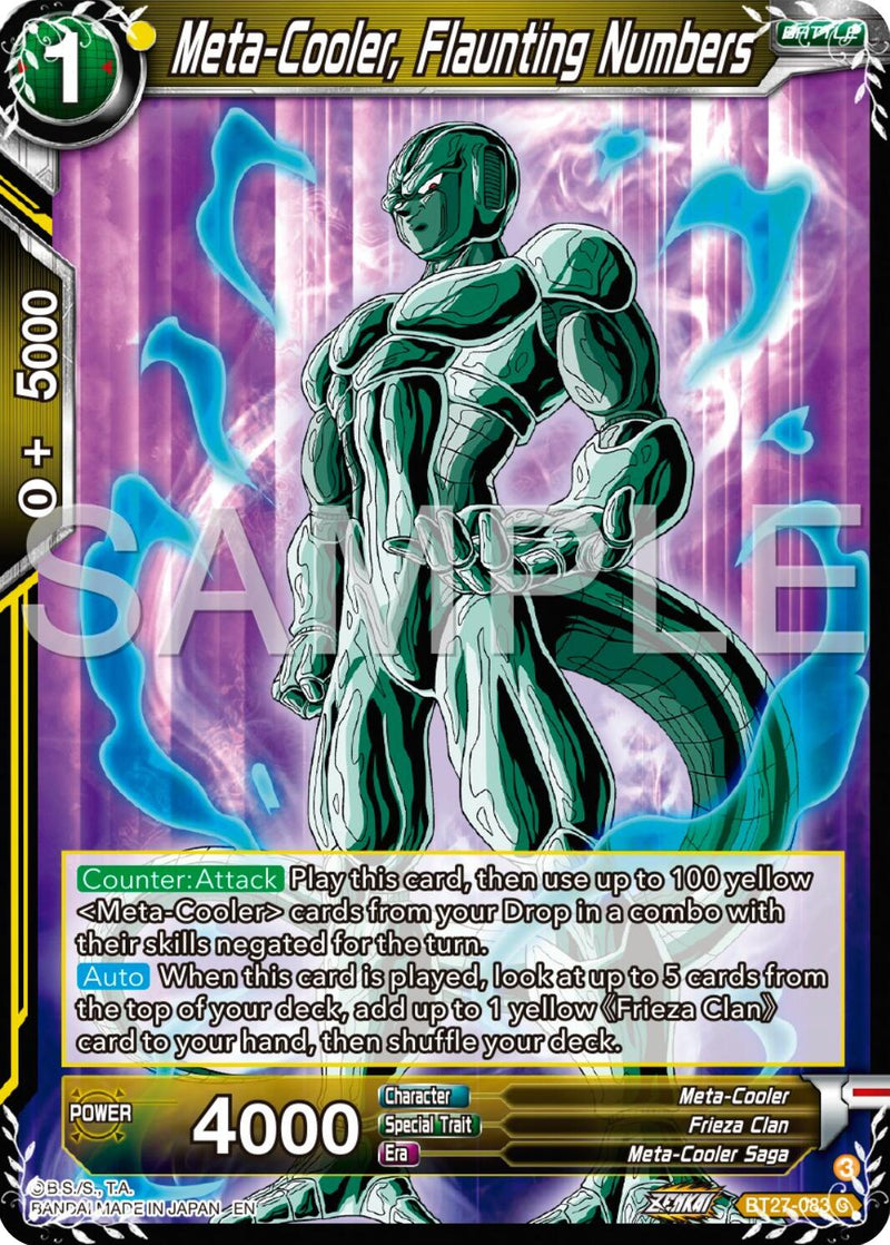 Meta-Cooler, Flaunting Numbers (BT27-083) [History of Z]