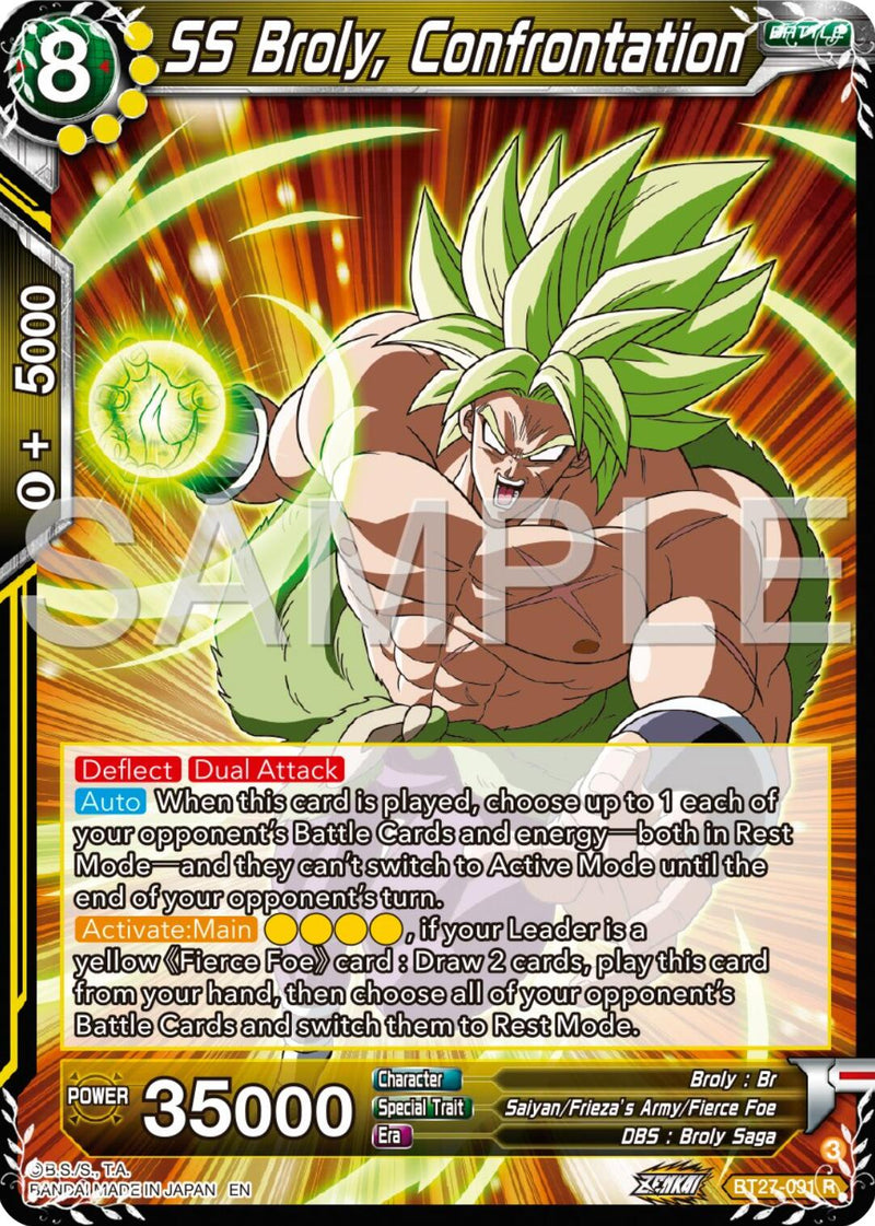 SS Broly, Confrontation (BT27-091) [History of Z]