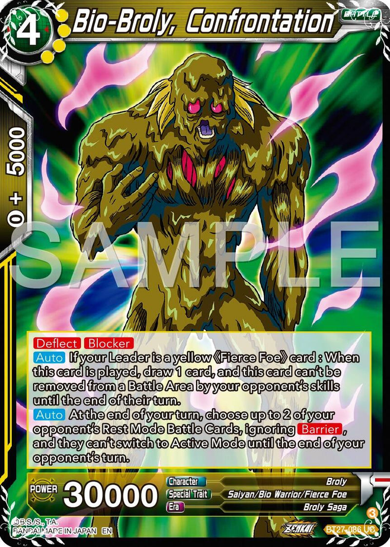 Bio-Broly, Confrontation (BT27-086) [History of Z]